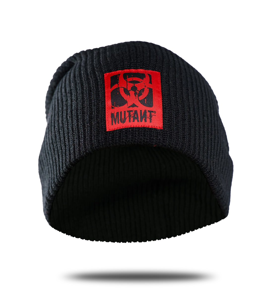 Patched Gym Beanie (Black)
