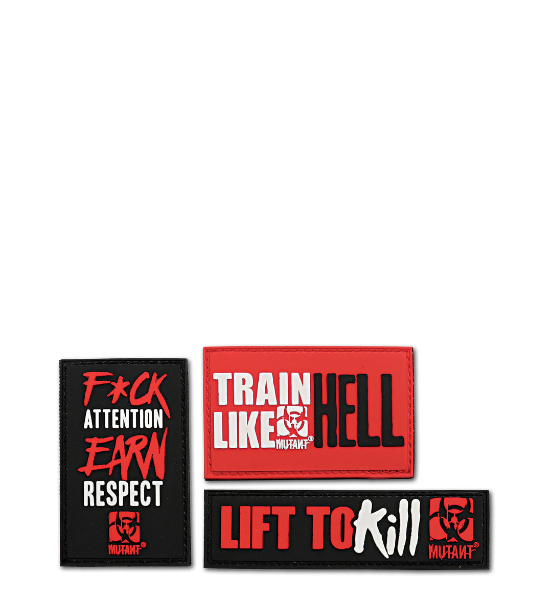 MOTIVATION Velcro Patches (3-Pack Various Sizes)