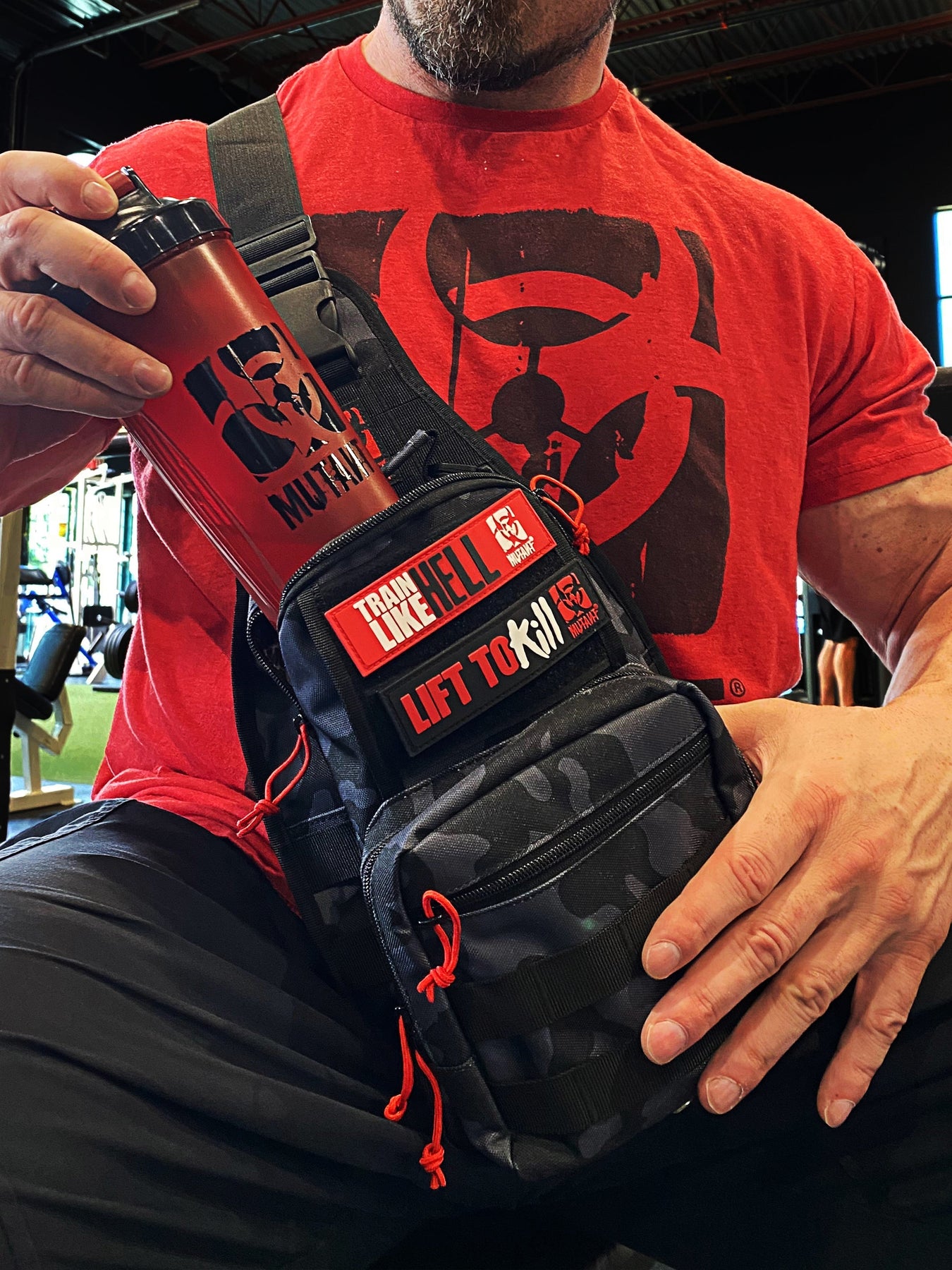 MUTANT® TRAIN LIKE HELL Velcro Patch - Fuel Your Fire to Lift! - MUTANT